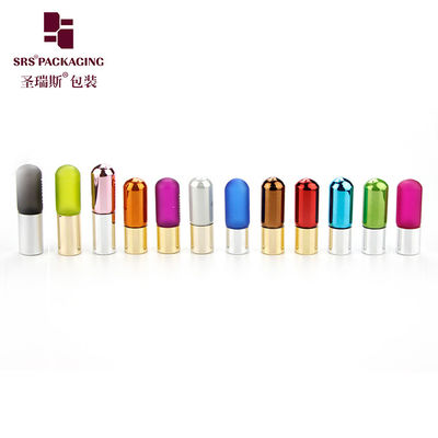 acheter Mini bouteille en verre à rouleaux de parfum 3ml en électroplaté orange cosmétique personnalisé fabrication en ligne
