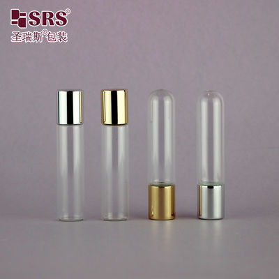 acheter Flacon à bille en verre pour parfum d'huile essentielle, transparent, 6 ml, avec bouchon et bille en acier fabrication en ligne