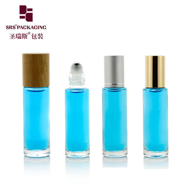 acheter Bouteille roll-on en verre étanche avec bambou, capacité 15 ml, couleur et logo personnalisables, roll-on pour soins de la peau anti-acné fabrication en ligne