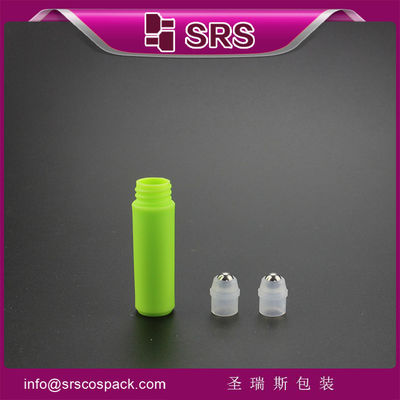 acheter Bouteille en plastique vert en rouleau avec scellé sécurisé de qualité pharmaceutique étanche à la fuite 5 ml Bouteille à rouleaux de parfum fabrication en ligne