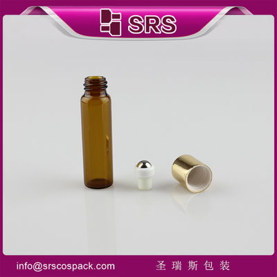 acheter Flacon à bille en verre ambré pour fabricant, 5ml fabrication en ligne