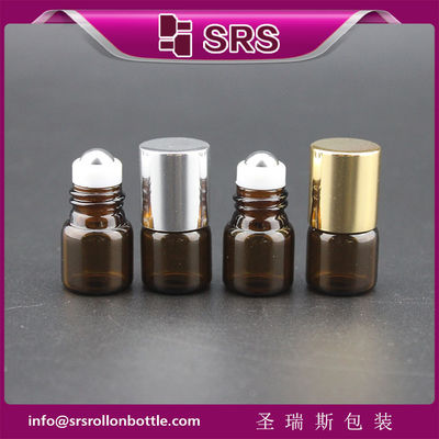 acheter bouteille à rouleaux en verre du fabricant et rouleau en verre ambré de 1 ml sur stylo pour bille en acier fabrication en ligne
