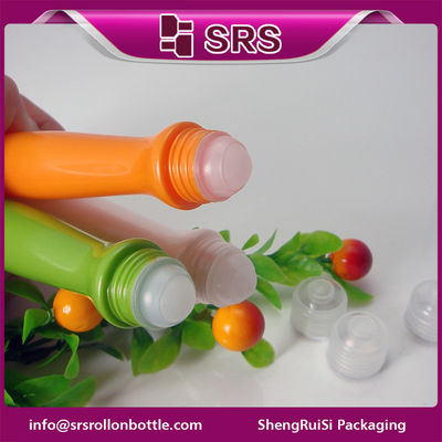 acheter bouteille de crème pour les yeux en plastique vide avec boule et capuchon en PP fabrication en ligne