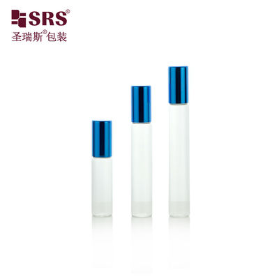 acheter Ruloir d' huile essentielle en verre sur bouteille 8 ml 10 ml avec boule en acier en aluminium fabrication en ligne
