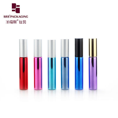 acheter Bouteille à rouleaux en verre à bouchon en aluminium de 10 ml pour cosmétiques de voyage fabrication en ligne
