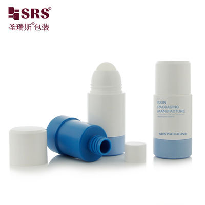 acheter RPPE-50ML 75ML Bouteilles de déodorant à bille roulante rechargeable en PP à double paroi, bille creuse fabrication en ligne