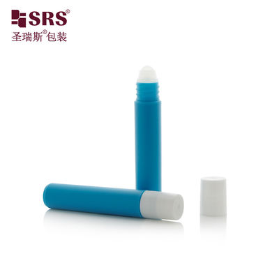 acheter Bouteille roll-on en plastique blanc lisse de 7 ml avec bouchon à vis pour huile essentielle fabrication en ligne