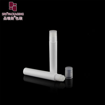 acheter 8 ml de rouleau en plastique PCR en PP blanc sur bouteille pour soins oculaires avec vis sur fermeture fabrication en ligne