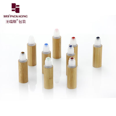 acheter BPP-5ML PP Bouteille en rouleau en bambou en pierre précieuse intérieure extérieure durable pour l'huile essentielle fabrication en ligne