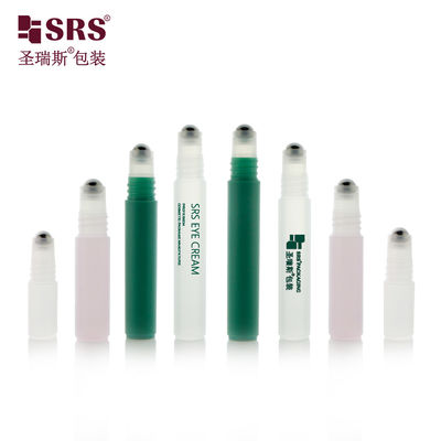 acheter RPPH-8ML Bouteille rouge verte en forme longue et mince sur mesure avec boule en acier à rouleaux avec fermeture de bouchon à vis pour après la morsure fabrication en ligne