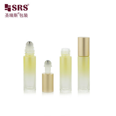 acheter BLPM-10ml Applicateur à boules en verre en acier inoxydable Bouteille vide avec bouchon métallique fabrication en ligne