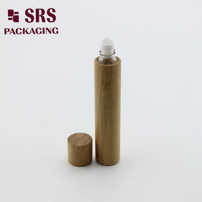 acheter Flacon à bille en verre de bambou SRS 15 ml pour l'emballage d'huiles essentielles fabrication en ligne
