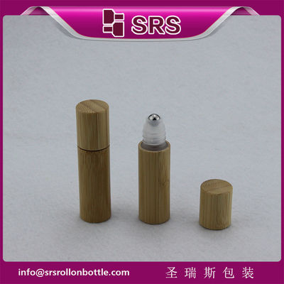 acheter Bouteille à bille roulante en bambou SRS 5 ml, bouteille de crème pour les yeux en plastique de bambou fabrication en ligne