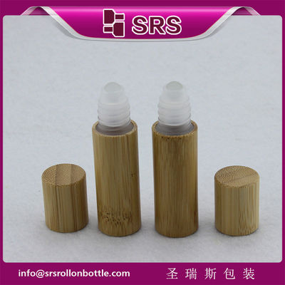 acheter Bouteille à bille roulante en bambou SRS de 5 ml, bouteille à rouler en bambou avec boule en plastique fabrication en ligne
