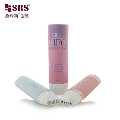 acheter Applicateur à billes en acier en PE 3 en forme ovale tube D50mm pour sérum de gel de massage fabrication en ligne