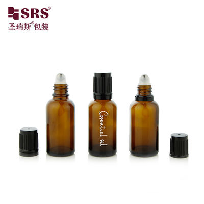acheter Flacons à bille en verre ambré vides BLPF-30ML, résistants aux UV, avec bouchon de sécurité enfant fabrication en ligne