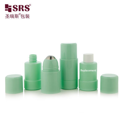 acheter Bouteille à rouleau vide et rechargeable Bouteille à bille en plastique à rouleaux 50 ml 75 ml fabrication en ligne