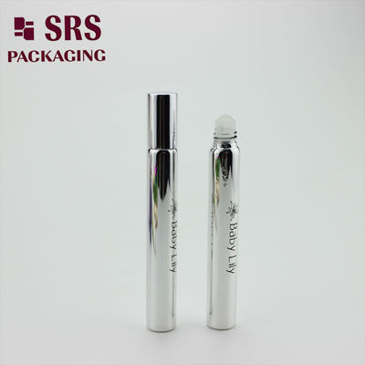 acheter Flacon roller en verre argenté SRS vide de 15 ml avec bouchon en aluminium argenté fabrication en ligne