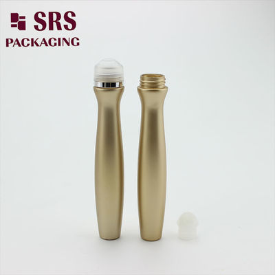 acheter SRS8447-15ML Bouteille à bille en PETG couleur or 15ml Bouteille roll-on pour crème contour des yeux en métal fabrication en ligne