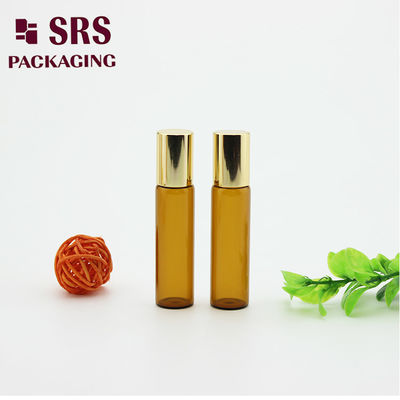 acheter Rouleau de parfum en verre de couleur ambre SRS 5 ml sur bouteille avec bouchon en aluminium fabrication en ligne