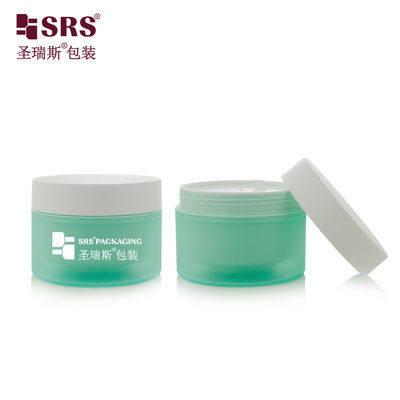 acheter SRSJK-200g Pot à crème en plastique PP mat personnalisé vert menthe pour les soins capillaires fabrication en ligne