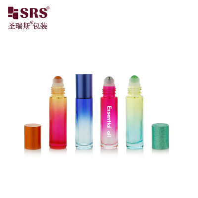 acheter BLPM-10ml Bouteille à rouleaux en verre en forme de verre colorée et en plastique avec bouchon en verre et en plastique fabrication en ligne