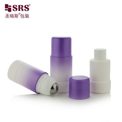 acheter RPPE(P)-50ml 75ml Bouteille Roll-On Rechargeable Dégradé Violet Emballage Cylindrique Emballage Primaire Pour Contenir Désinfectant Déodorant Gel fabrication en ligne