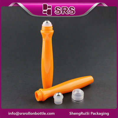 acheter SRS bouteille en plastique de haute qualité de couleur orange de 15 ml de crème pour les yeux fabrication en ligne