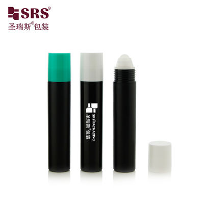 acheter Surface congelée 20 ml bouteilles en plastique écologique vide à bouteille à rouleaux avec fermeture à vis et capuchon vert pour les cosmétiques fabrication en ligne