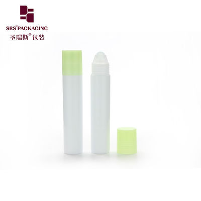 acheter 20 ml de bouteilles cosmétiques en plastique transparent à fermeture à vis à brume verte avec boule de verre pour les soins de la peau et le traitement des cheveux fabrication en ligne