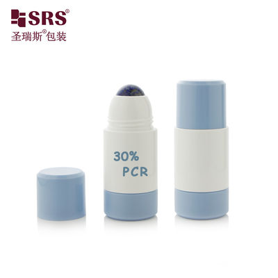 acheter Bouteille à rouleaux en plastique de remplissage de 50 ml avec énergie naturelle Boule à rouleaux de pierre précieuse pour massage Emballage pharmaceutique fabrication en ligne