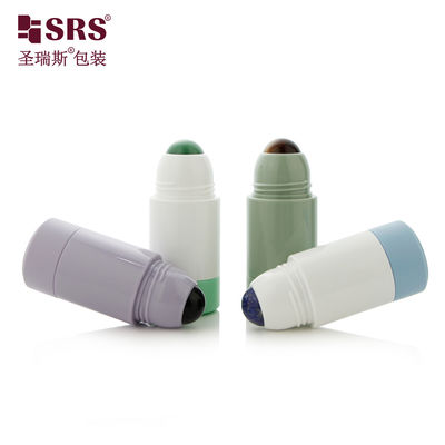 acheter Flacon à bille rechargeable vide de 50 ml en plastique PP PCR avec bille en pierre précieuse pour emballage cosmétique et pharmaceutique fabrication en ligne