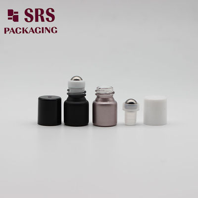 acheter SRS vide cosmétique couleur noire mini bouteille en verre 1 ml boule à roulettes fabrication en ligne