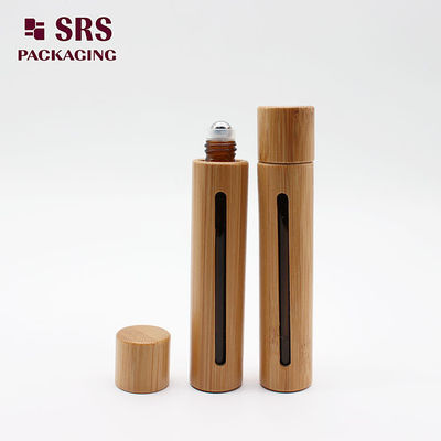acheter Bouteille roll-on en verre ambré pour parfum en bambou couleur naturelle 10 ml fabrication en ligne