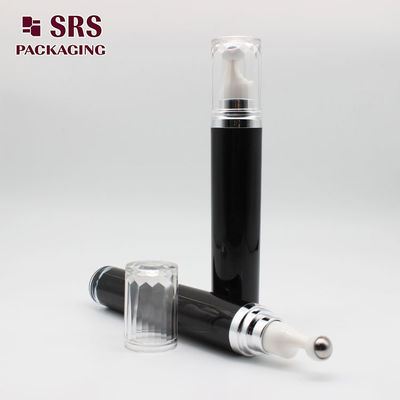 acheter Flacon à bille en acrylique cosmétique vide SRS, couleur noire, 15 ml fabrication en ligne