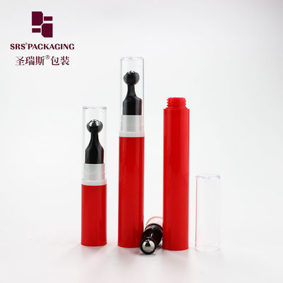 acheter Bouteille vide en plastique à pompe sans air pour sérum oculaire, couleur rouge, 5ml, 10ml, 12ml, 15ml fabrication en ligne