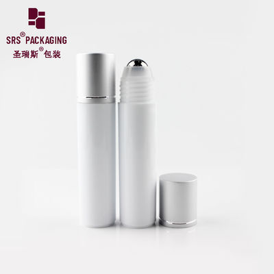 acheter gros de cosmétiques de couleur blanche bouteille en plastique à bille en forme ronde de 30 ml fabrication en ligne