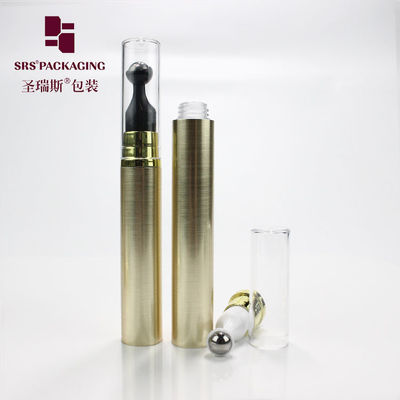 acheter Presse en plastique de couleur or métallisé, cosmétique sans air, bouteille à pompe de 10ml 5ml, crème pour les yeux fabrication en ligne