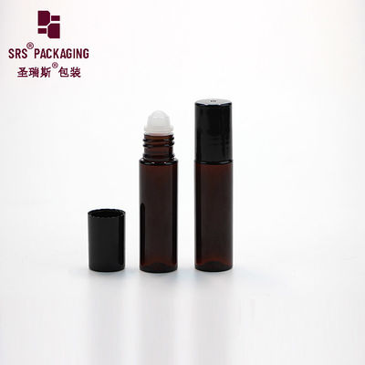 acheter Flacon roll-on en PET avec joint interne en verre ambré de 10 ml pour parfum pharmaceutique anti-démangeaisons fabrication en ligne
