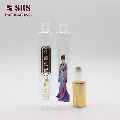 acheter Flacon de parfum carré en verre à bille roulante GB2-10ml vide avec motif d'impression 3D fabrication en ligne