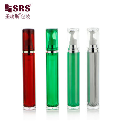 acheter Bouteille roller vide en acrylique vert personnalisée pour l'emballage du gel pour les yeux fabrication en ligne