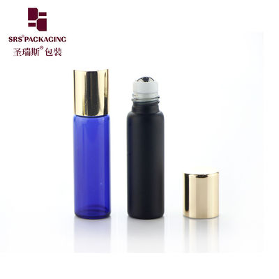 Flacons à bille en verre à parois de 5 ml avec logo personnalisable et bille en acier étanche