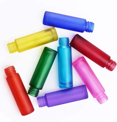 Flacon roll-on en verre mural de 10 ml avec bouchon en métal, logo personnalisé disponible pour les produits de soins personnels