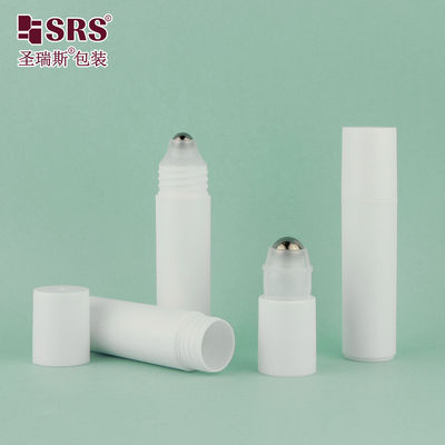 Flacon roll-on en plastique blanc de 20 ml, série RPP, pour huiles essentielles