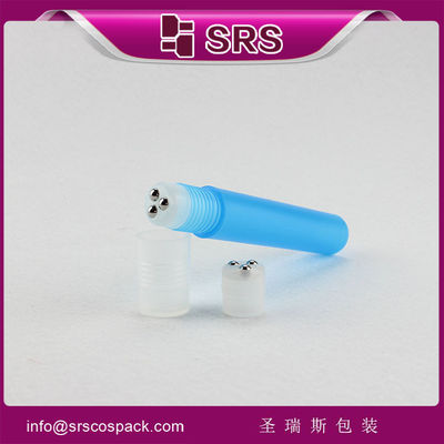 nouveau produit flacon plastique vide pour crème contour des yeux 15ml avec trois billes