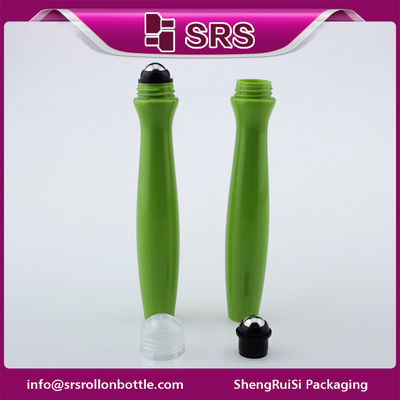 Flacon roll-on de 1/2 oz avec bille en acier pour contenant de crème pour les yeux