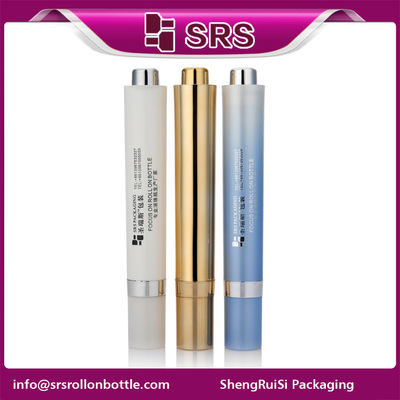 Bouteilles à rouler de luxe en gros, applicateur de crème pour les yeux en plastique 100% sans fuite