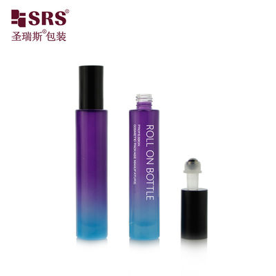 Contenant à bille d'huile essentielle GB1-15ml dégradé violet bleu personnalisé