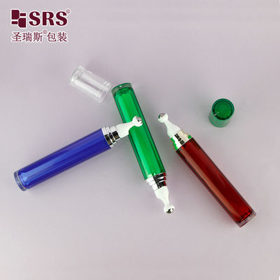 Crème pour les yeux cosmétiques en rouleau acrylique vide sur bouteille 15 ml / 20 ml avec balle SS