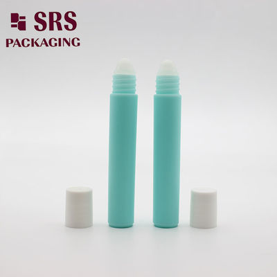 Bouteille roll-on rechargeable en plastique à bille métallique de 8 ml pour parfum et huile essentielle